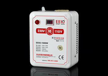 1000W220V轉110V變壓器【帶電壓顯示】